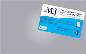 Diseño de Tarjeta de Presentación por radexm para Michael L. Johnson, CPA, PA | Diseño: #3276687