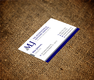 Business Card Design by Zoe Studio for Michael L. Johnson, CPA, PA | Design #3290849