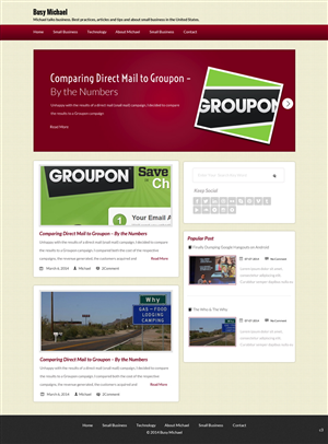 Wordpress Design by pb for this project | Design: #3284357