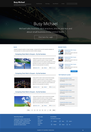 Wordpress Design by pb for this project | Design: #3284363