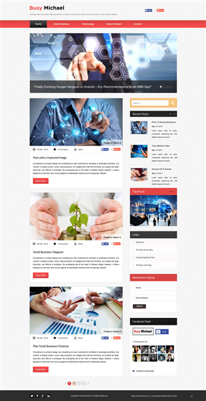 Wordpress Design by pb for this project | Design: #3284389