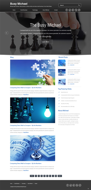 Wordpress Design by pb for this project | Design: #3284395