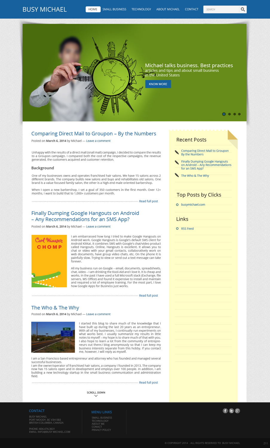 Wordpress Design by pb for this project | Design #3284403