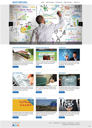 Wordpress Design by pb for this project | Design: #3284404