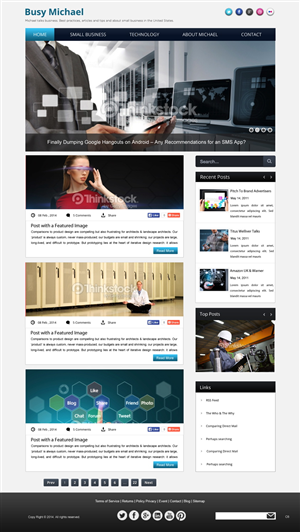 Diseño Wordpress por pb para este proyecto | Diseño: #3284416