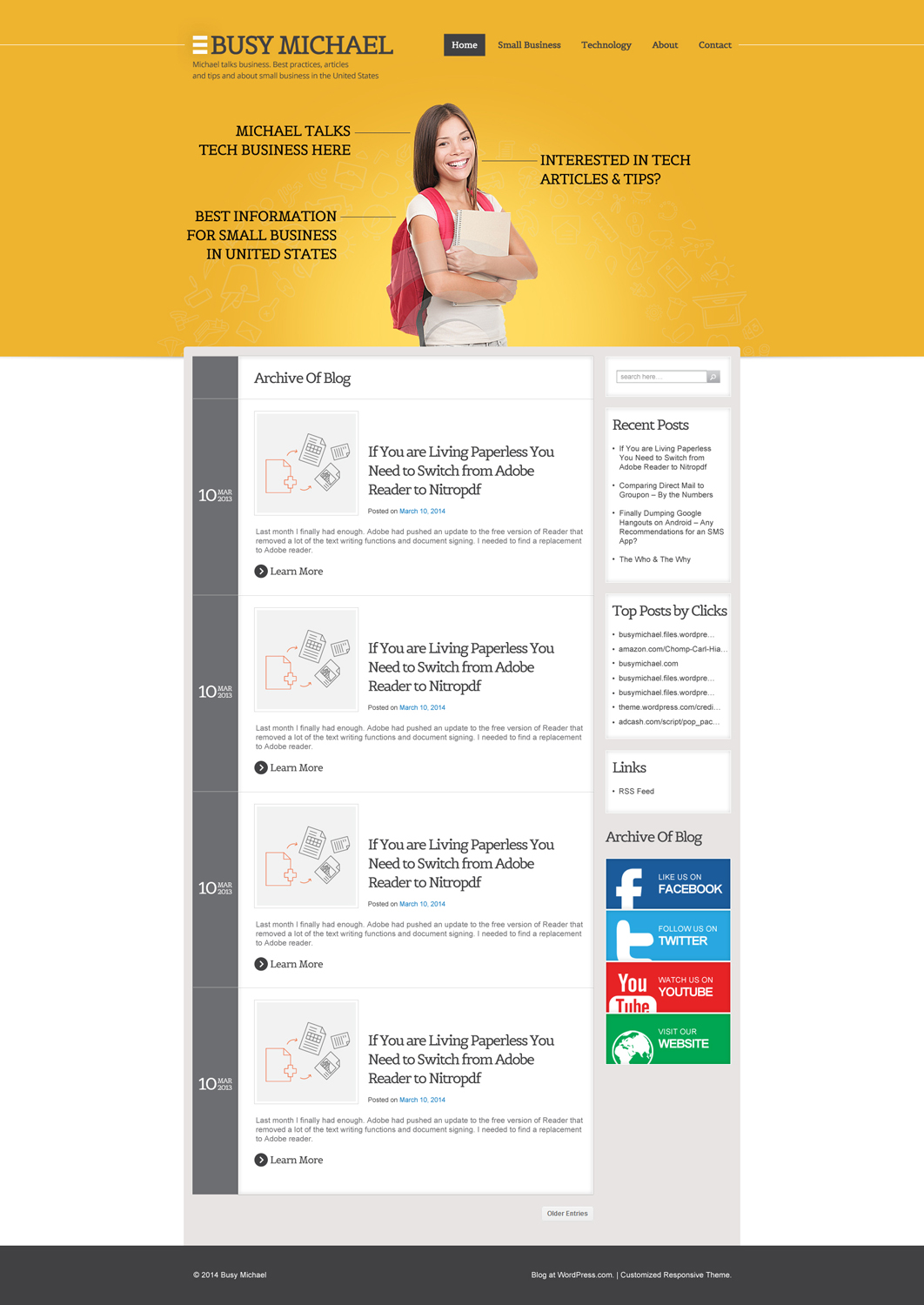 Wordpress Design by Impressive Sol for this project | Design #3308238