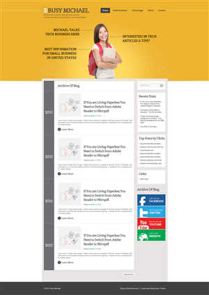 Wordpress Design by Impressive Sol