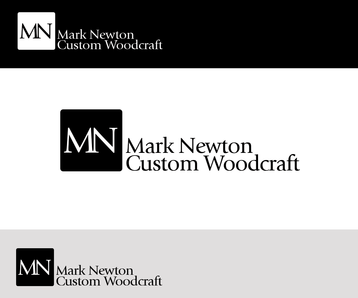 Logo Design by Nyrex_Adan for Mark Newton Custom Woodcraft | Design #3921170