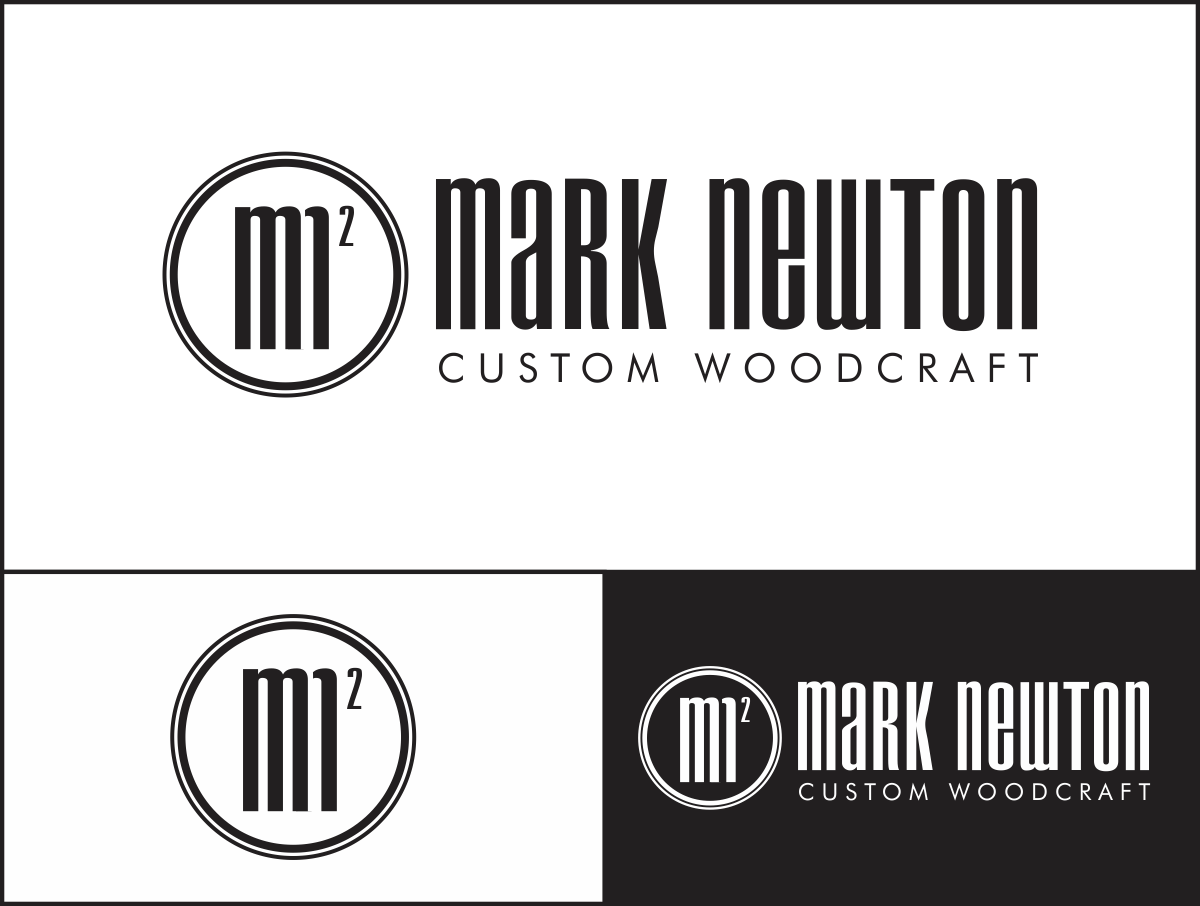 Diseño de Logo por DownsArt para Mark Newton Custom Woodcraft | Diseño #3976609