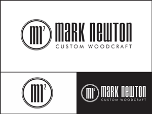 Logo Design by DownsArt for Mark Newton Custom Woodcraft | Design: #3976609