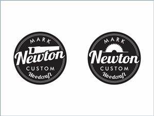 Logo Design by DownsArt for Mark Newton Custom Woodcraft | Design: #3976610