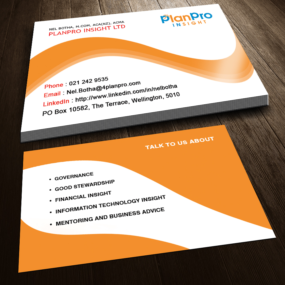 Visitenkarten-Design von Sandaruwan für Planpro | Design #3282539