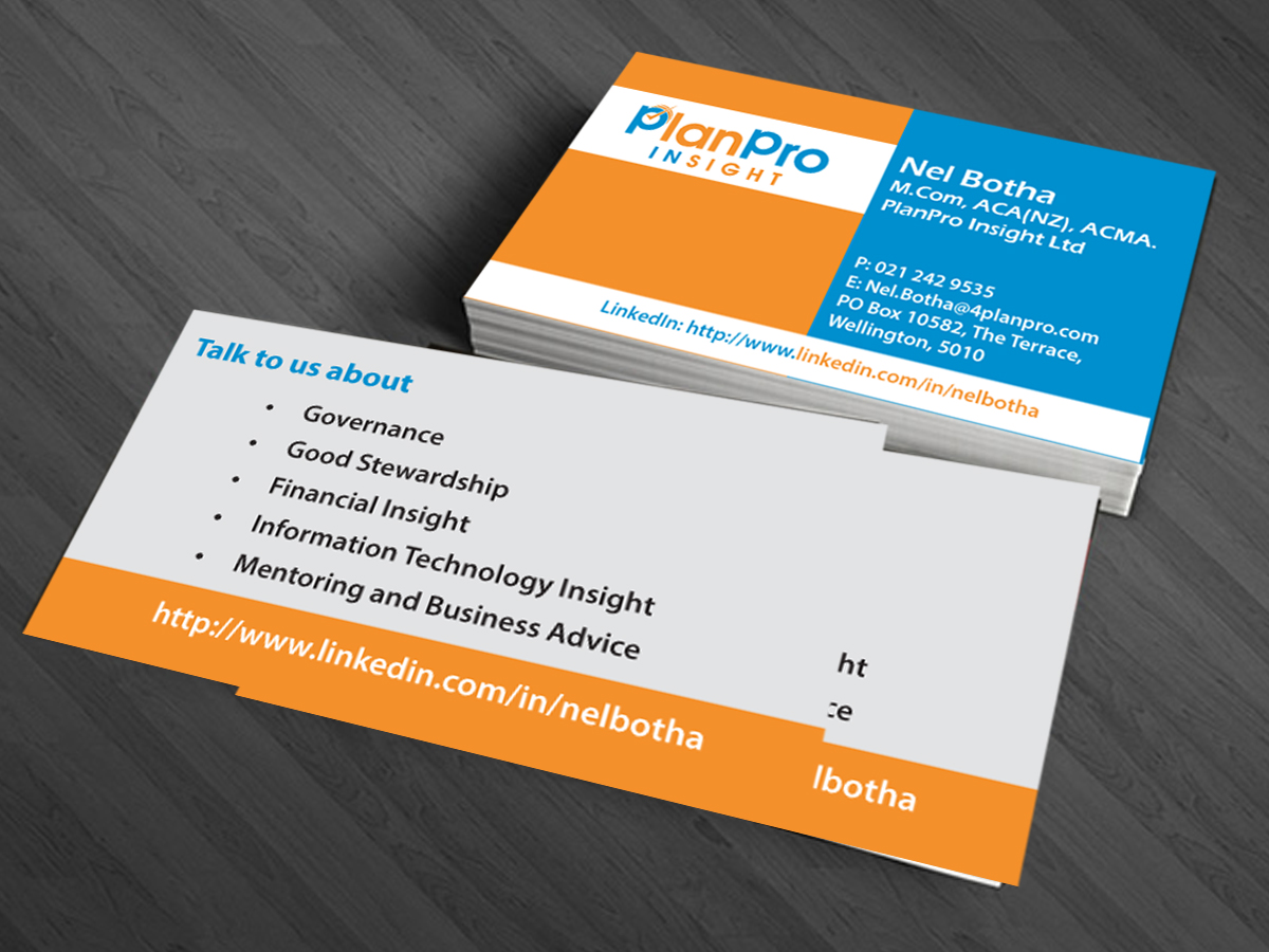 Business Card Design by cn graphic for Planpro | Design #3292270