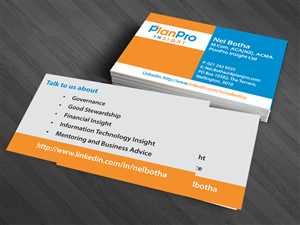 Design de Carte de Visite par cn graphic pour Planpro | Design : #3292270