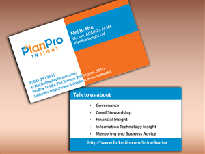 Design de Carte de Visite par cn graphic pour Planpro | Design : #3292326