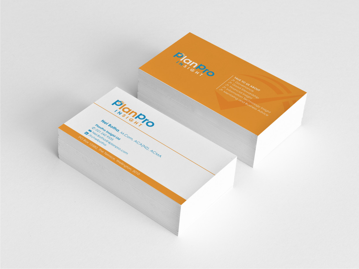 Business Card Design by Atvento Graphics for Planpro | Design #3287967
