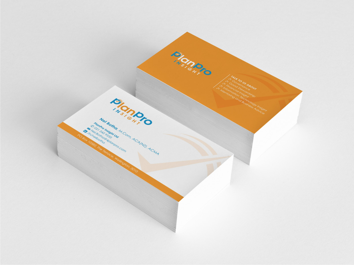 Business Card Design by Atvento Graphics for Planpro | Design #3287969