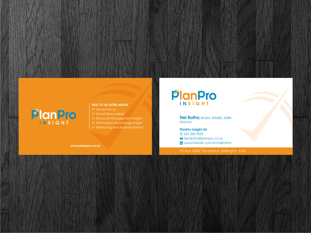 Business Card Design by Atvento Graphics for Planpro | Design #3298921