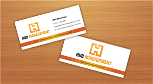 Hub Management Business Card design | Business Card Design by Sbss