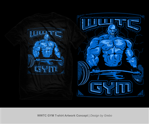 Bobybuilding GYM T/Shirt Design | T-shirt Design by Grebo