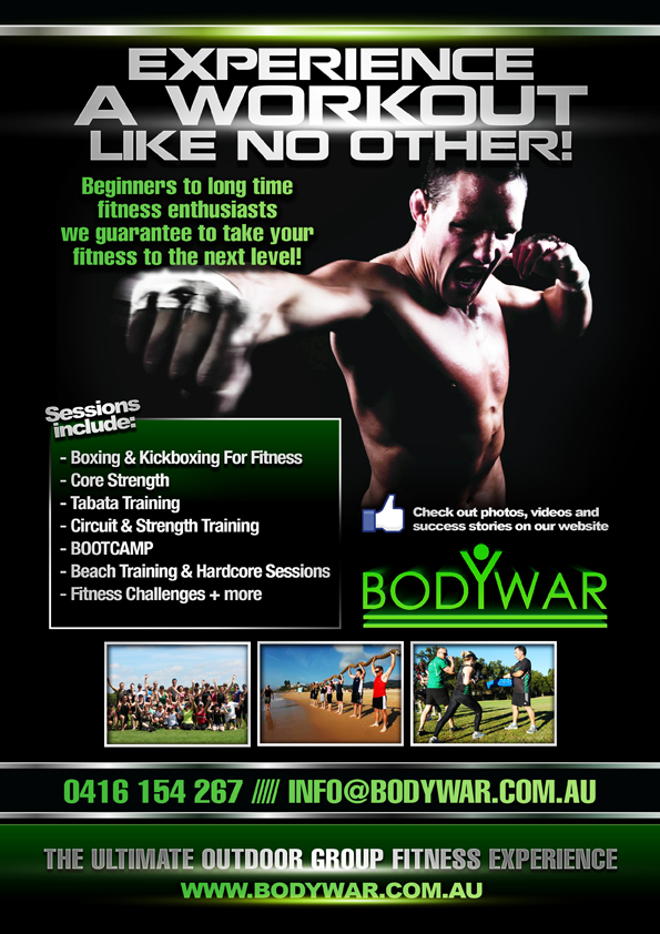 Newspaper Ad Design by disign for BODYWAR Pty Ltd | Design: #819780