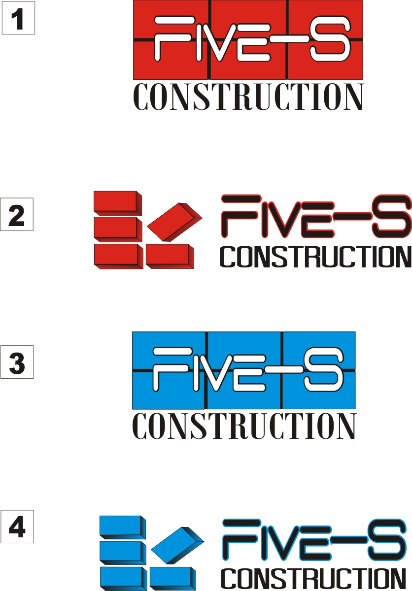 Logo Design by Soleil for Five-S Construction | Design #3391489