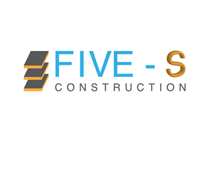 Logo Design by  Olja Anbruton Design for Five-S Construction | Design: #3389757