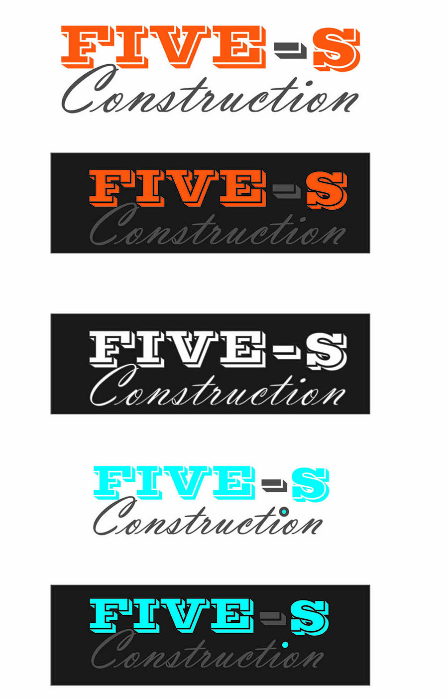 Logo-Design von b3b36043 für Five-S Construction | Design #3415344