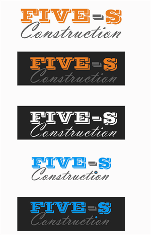 Logo-Design von b3b36043 für Five-S Construction | Design: #3415344
