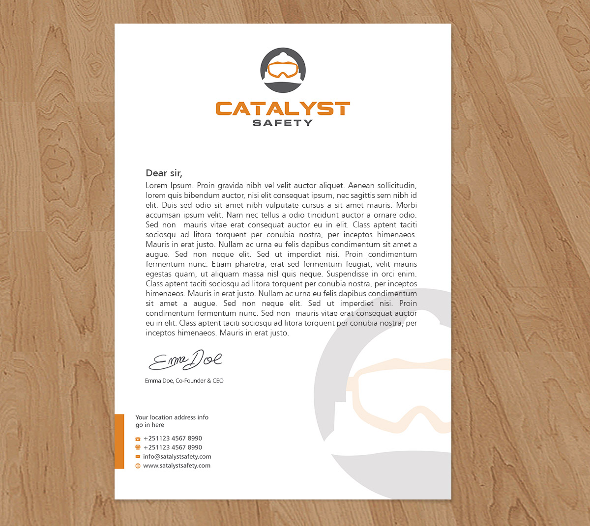 Letterhead Design by Mulugeta for this project | Design #3289323