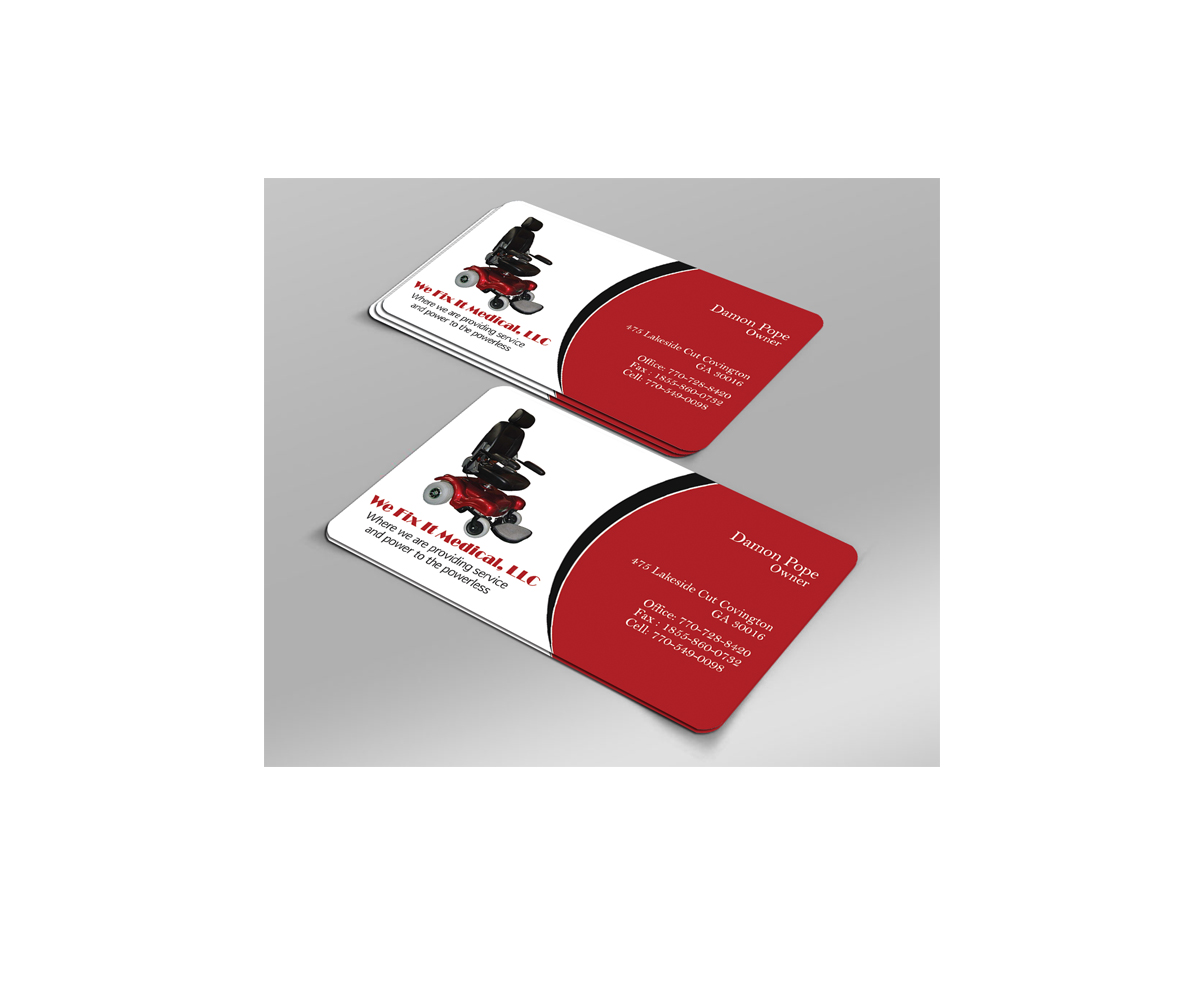 Business Card Design by Harshan for We Fix It Medical, LLC | Design #3298758