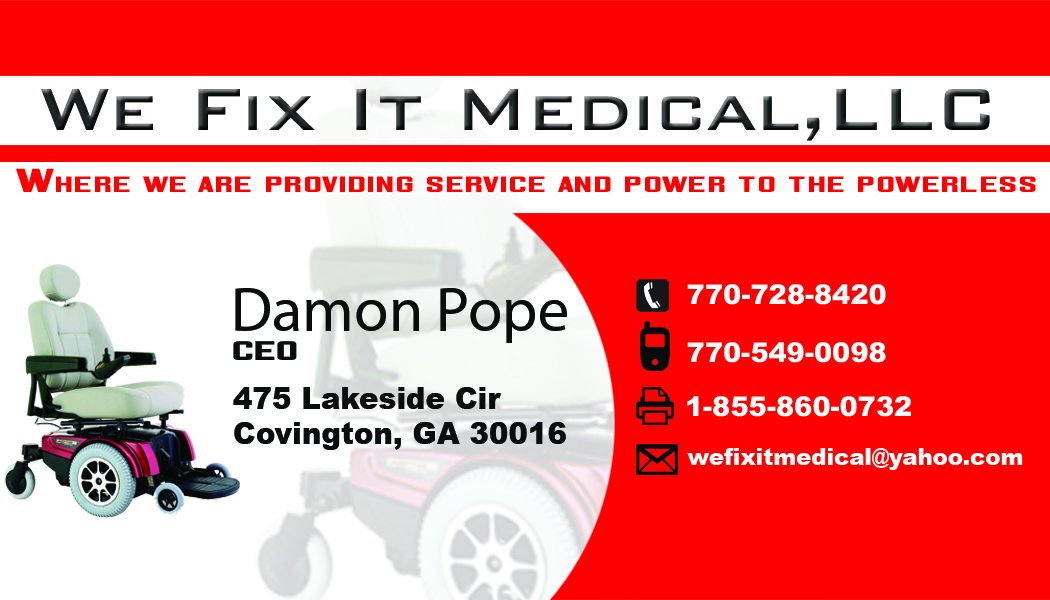 Business Card Design by MK for We Fix It Medical, LLC | Design: #3314072