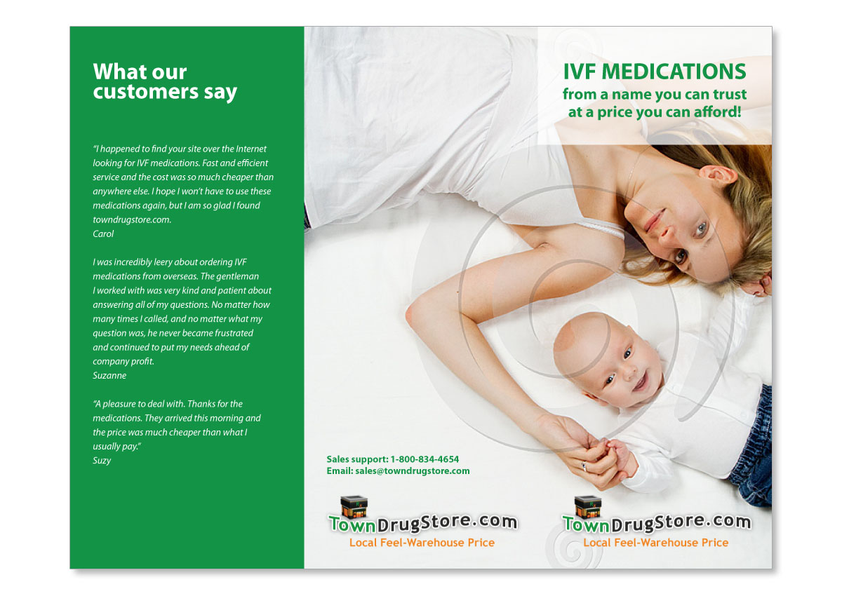 Brochure Design by JayTee for Broder Pharmacy - TownDrugStore.com | Design #810163