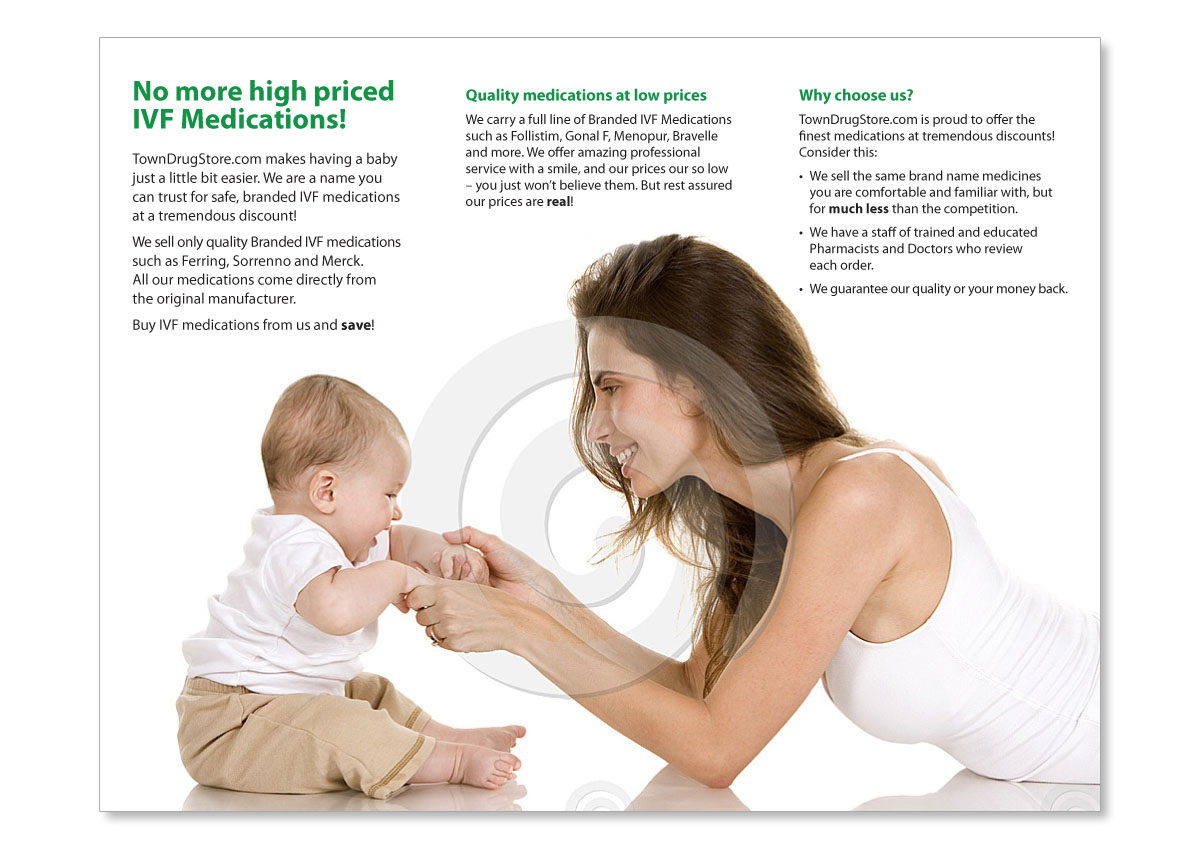 Brochure Design by JayTee for Broder Pharmacy - TownDrugStore.com | Design #810164