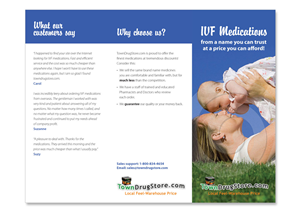Brochure Design by JayTee for Broder Pharmacy - TownDrugStore.com | Design: #810235