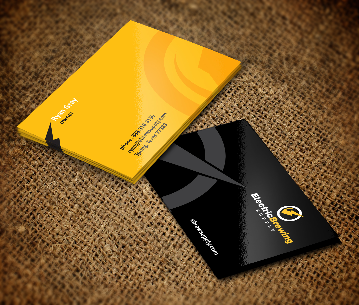 Design de Carte de Visite par pecas pour Electric Brewing Supply, LLC | Design #3315005