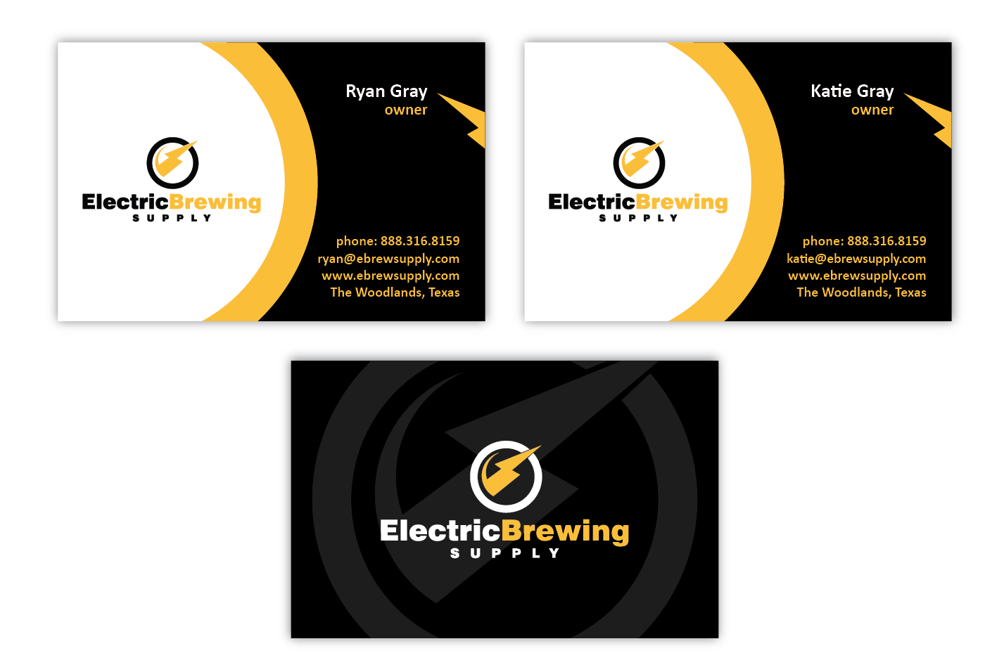 Business Card Design by pecas for Electric Brewing Supply, LLC | Design #3328921