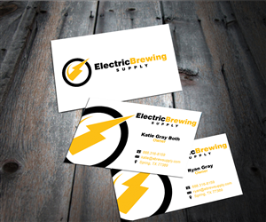 Business Card Design by Sarah Haroon for Electric Brewing Supply, LLC | Design: #3288780