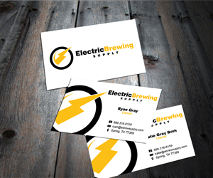 Business Card Design by Sarah Haroon for Electric Brewing Supply, LLC | Design: #3291770