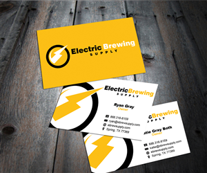 Business Card Design by Sarah Haroon for Electric Brewing Supply, LLC | Design: #3294185
