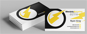 Business Card Design by creationz2011 for Electric Brewing Supply, LLC | Design: #3310589