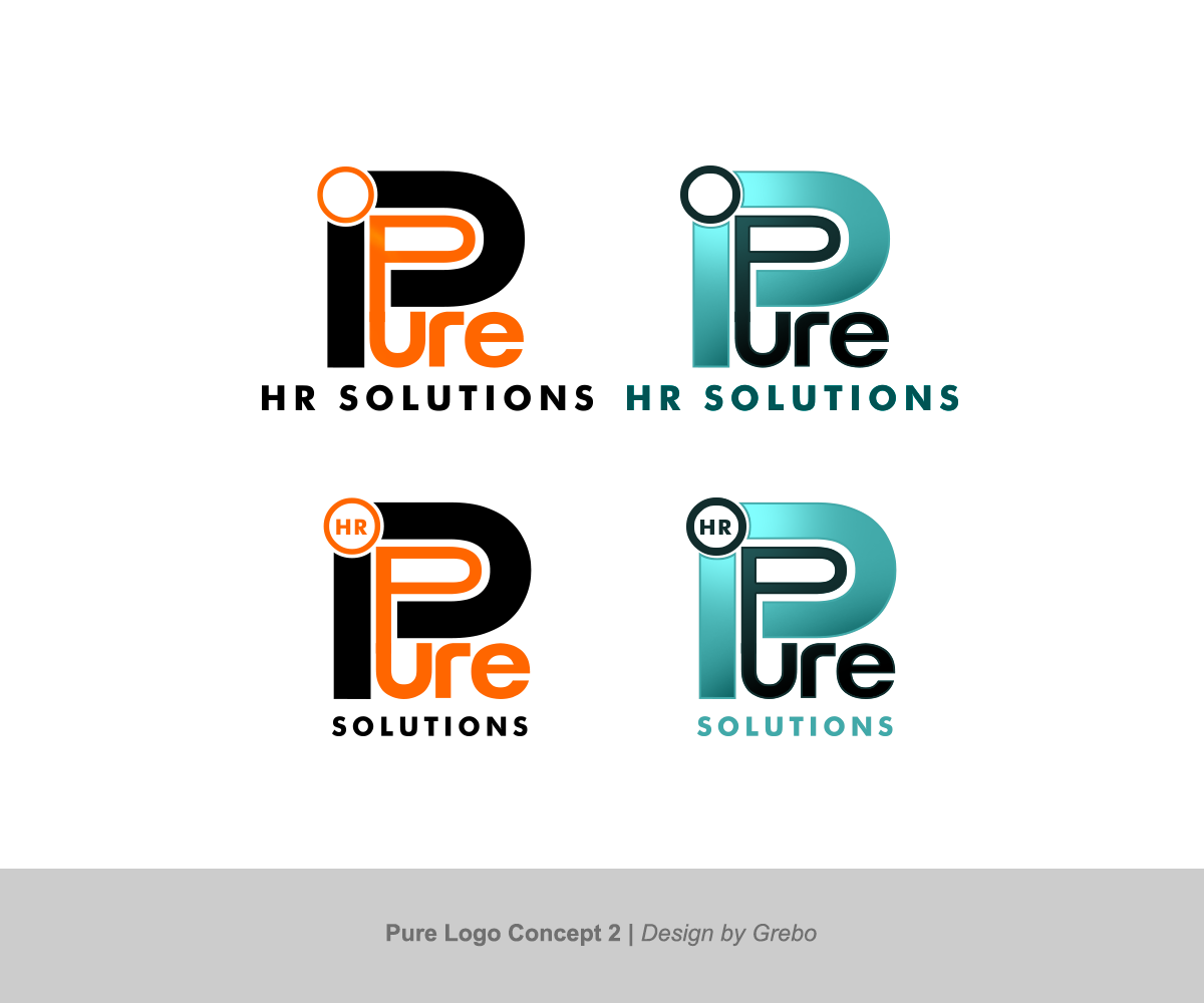 Logo Design by Grebo for Pure HR Solutions | Design #3326959