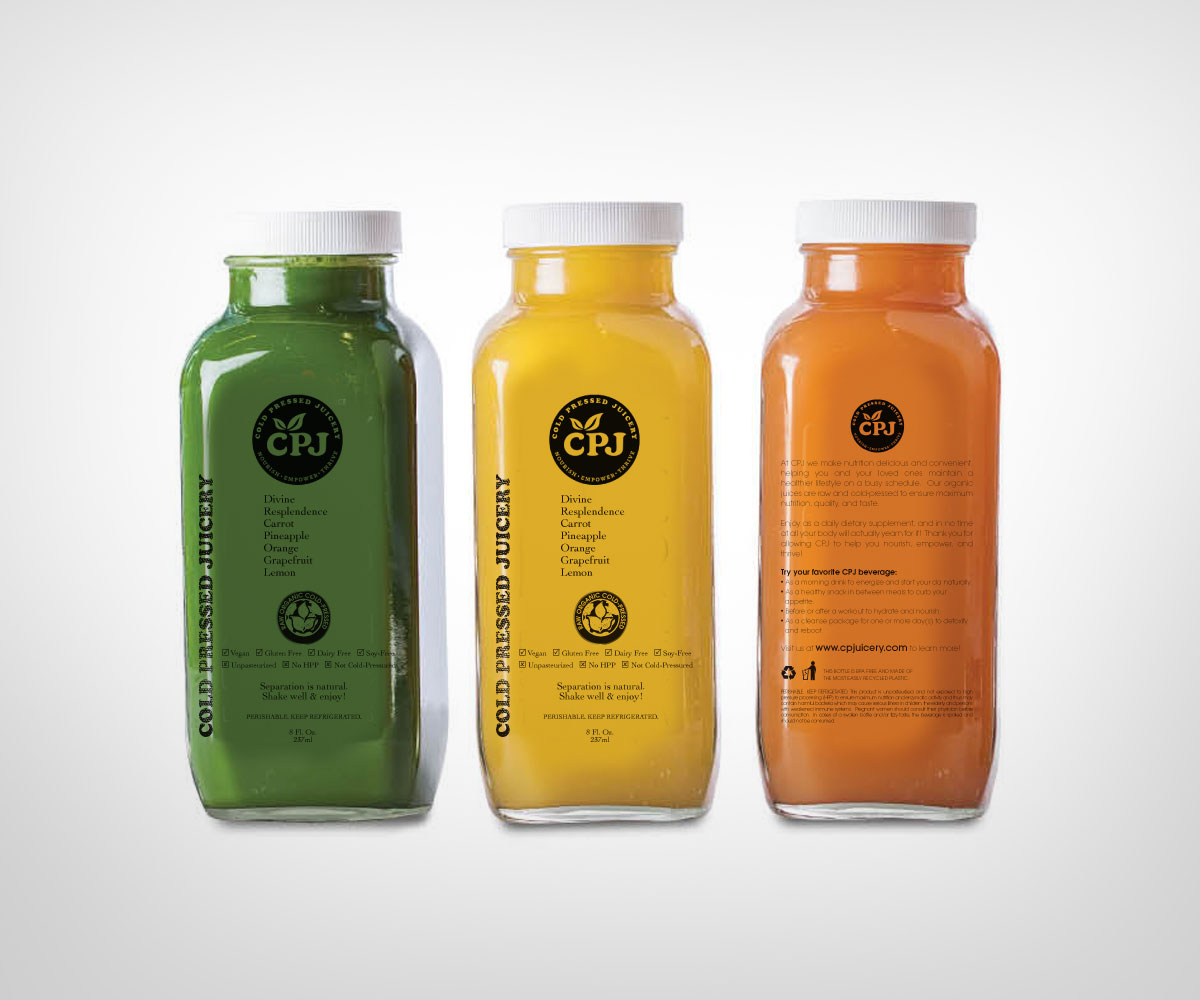 bottle label design