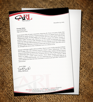 Letterhead Design by Nelsur for this project | Design: #3286023