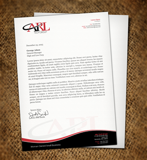 Letterhead Design by Nelsur for this project | Design: #3287536
