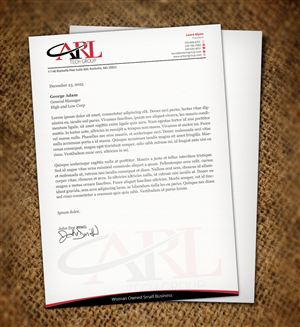 Letterhead Design by Nelsur for this project | Design: #3287539