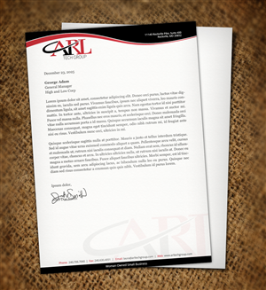 Letterhead Design by Nelsur for this project | Design: #3297719