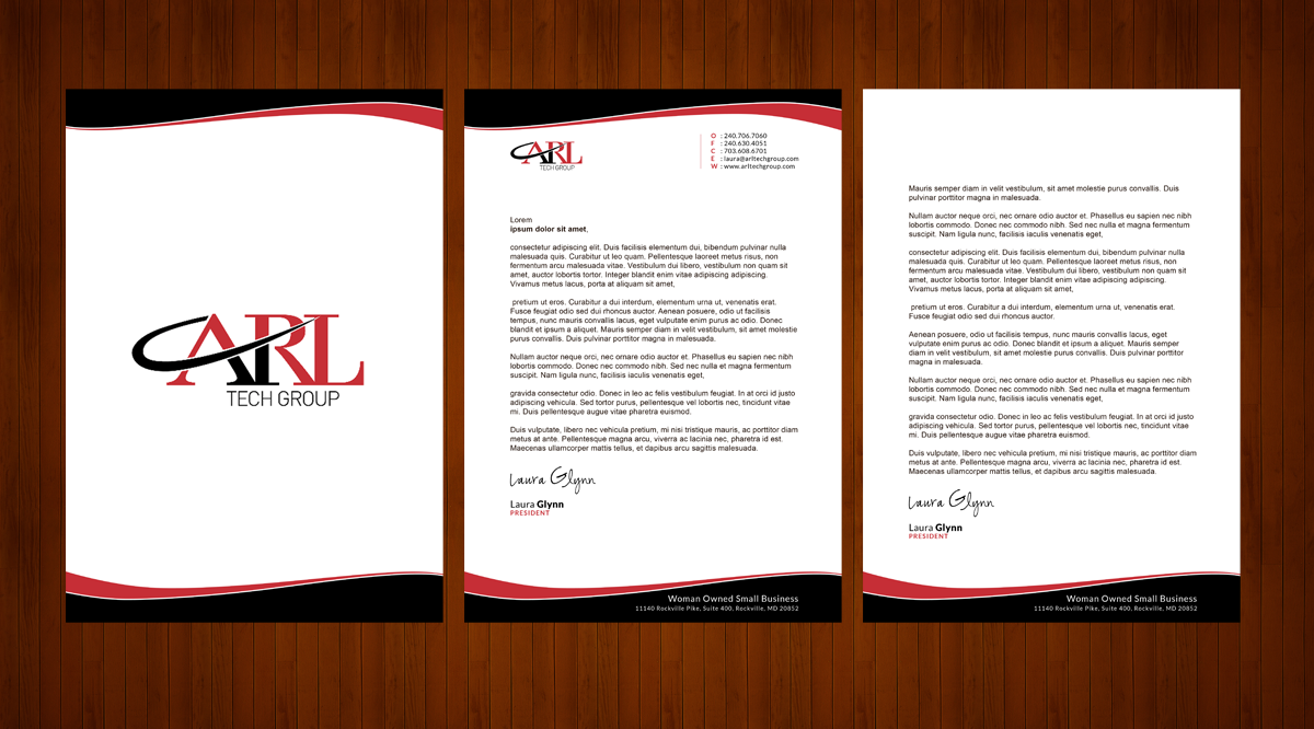Letterhead Design by  Artman for this project | Design #3301270
