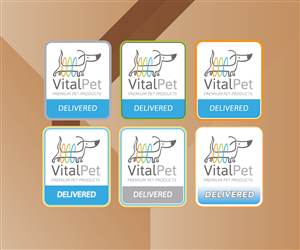 Sticker to put on shipping boxes-Pet ProductDelivery | Sticker Design by papaukke
