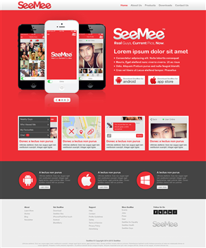 Web Design by Latest Design Ideas for SeeMee Social Pty Ltd | Design: #3345422